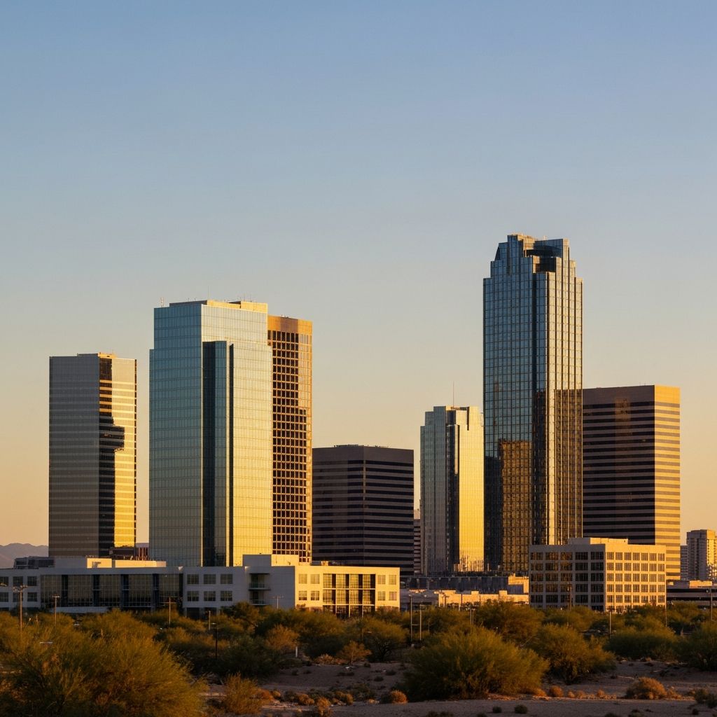 Luxury Phoenix Arizona skyline
